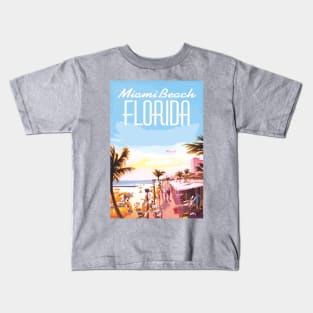 Miami Beach Kids T-Shirt